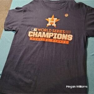 World Series 2017 Champions Men Large Houston Astros NWOT